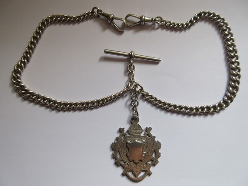 Antique sterling silver double - sterling,