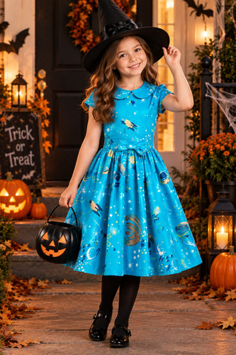 Girls flared dress cap - flared,