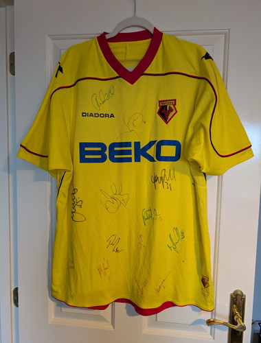 Signed watford football - signed,