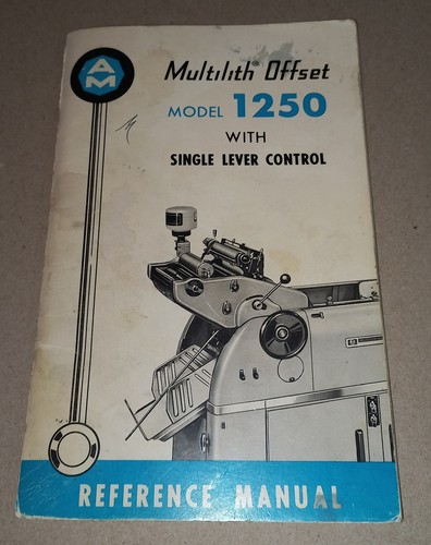 Multilith offset model 1250 - offset,
