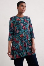 Seasalt Women's Regular Killiow Long Tunic Seaweed Bloom Maritime