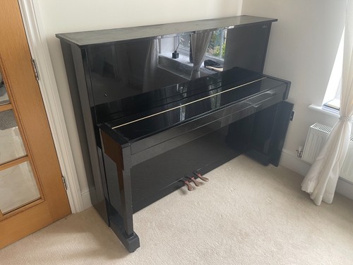 Kawai black upright - black,