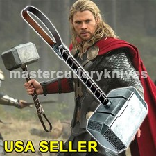 1:1 Scale Full Resin Avengers Thor Hammer 1:1 Replica Prop Mjolnir cosplay USA