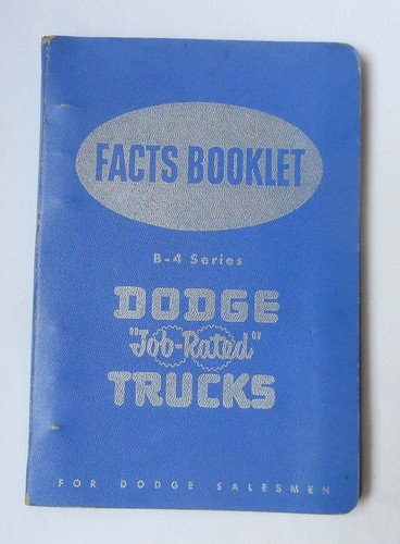 1953 dodge truck dealer album - 1953,