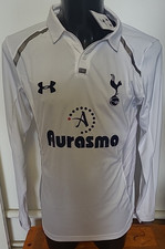 Vintage Under Armour Tottenham Hotspur Home Shirt UK Medium  2012/13 L/S (A34)