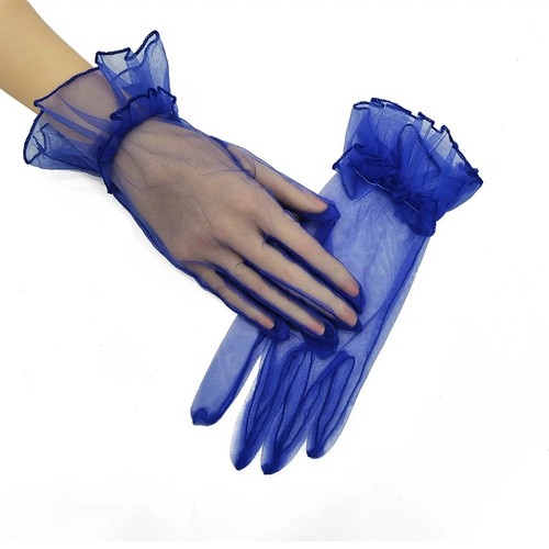Womens lace full finger gloves - womens,