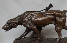 Statue Dog Wildlife Art Deco