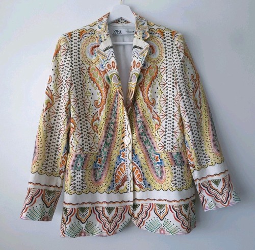 Zara multicoloured paisley - zara,