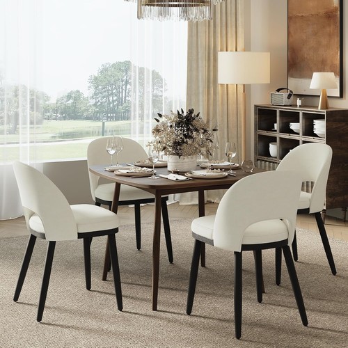 Upholstered dining chairs set - upholstered,