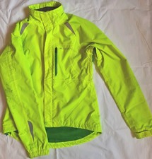 Endura Gridlock II Women's Yellow Waterproof Cycling Jacket Xs 8 RRP£69