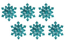 Large Teal Blue Glitter