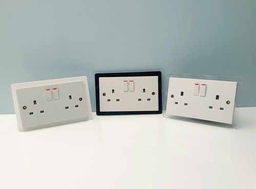 Double socket plug - plug, light