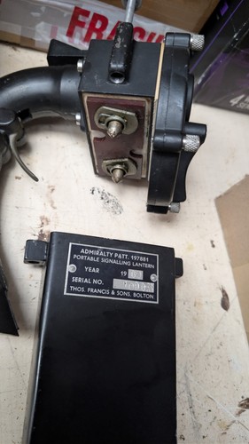 Aldis type battery signalling - aldis,