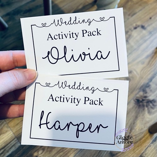 Personalised stickers wedding - personalised,