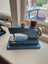 Vulcan Junior Sewing Machine Blue, Vintage 1960s Great Condition Working Order
