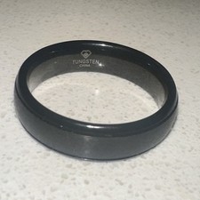 Black 7MM Tungsten Carbide