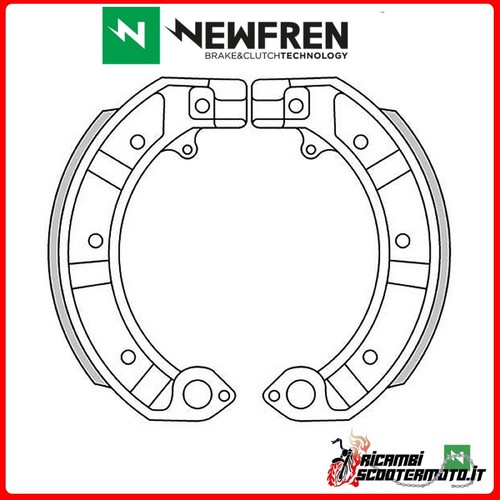 Rear brake hangers newfren - rear,