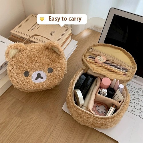 Plush bear cosmetic - bear, makeup