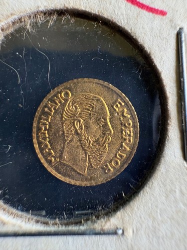 1865 peso mexican maximiliano - 1865,
