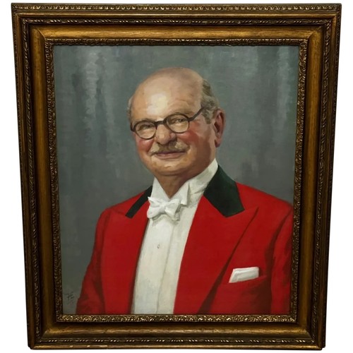 Red coat huntsman portrait - huntsman,