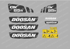 DOOSAN DX85R DIGGER DECAL