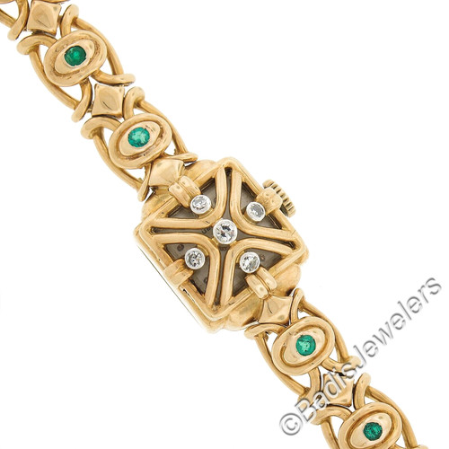 Vintage gubelin 14mm watch 18k - vintage,