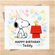 Snoopy Personalised Birthday