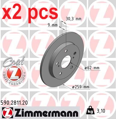 Pcs sides fits toyota - fits,