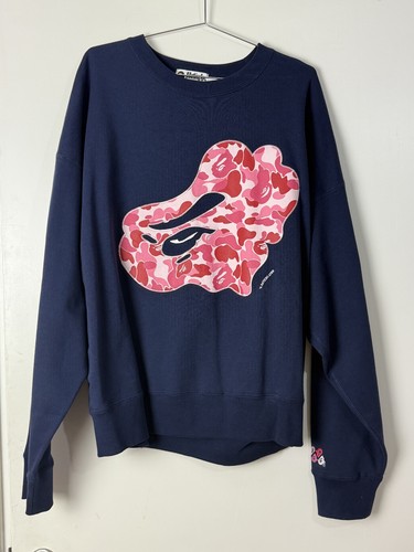 Bathing ape jumper navy size - a,