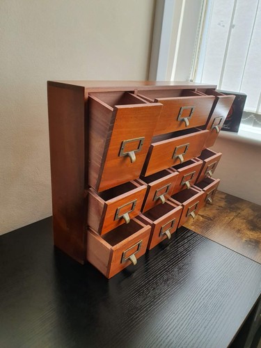 Wooden storage cabinet - , with