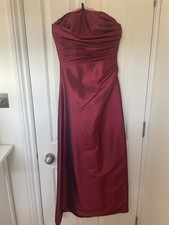 True Bride Burgundy Bridesmaid Dress