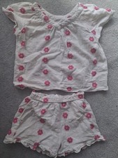 Zara Girls Top And Shorts Set