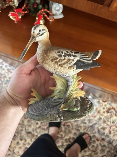 Kowa porcelain snipe figure - porcelain,
