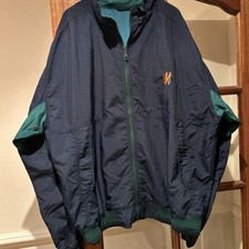 MCC Lords  Marylebone Cricket Club Men’s Light Weight Navy & Green Jacket XL