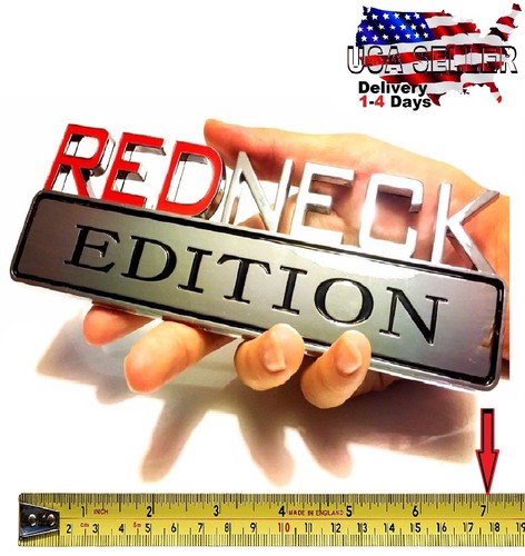 Redneck edition bumper emblem - redneck,