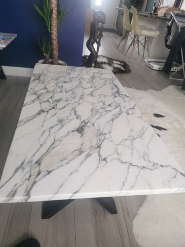 Real marble table i - real, (heavy),