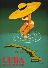 Cuba Travel Poster Featuring