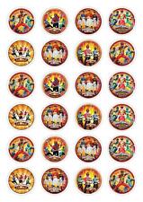 24 Power Rangers Premium Cupcake Cake Toppers Edible Wafer Paper Decorations