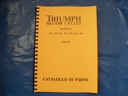 Triumph pre war - pre-war, book