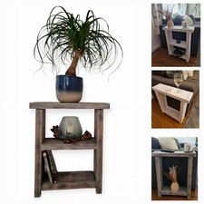 Rustic Side Table Wooden