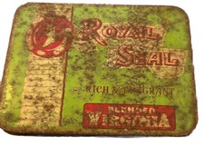 Scarce Vintage Royal Seal Tobacco Tin By Cohen, Weenen & Co Ltd London