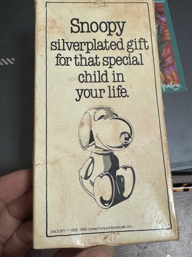 Snoopy silver plated side - snoopy,