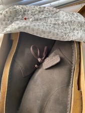 clarks desert boots grey size