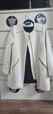 Zara Coat White Woman Size L