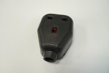 Plug Duraplug Rubber Black Vintage 13A Mains Socket Garage Workshop