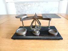 Vintage Brass & Wood Small