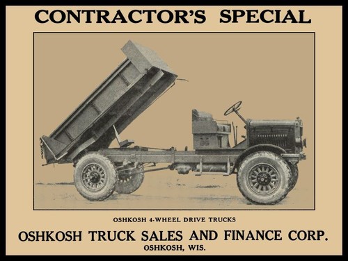 1922 oshkosh truck sales - oshkosh,