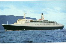 1969 postcard Cunard passenger