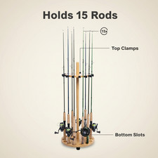 Fishing Pole Rod Racks—Floor