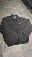 Vintage Polo Ralph Lauren Harrington Jacket Mens L Black Lined Full Zip 90s